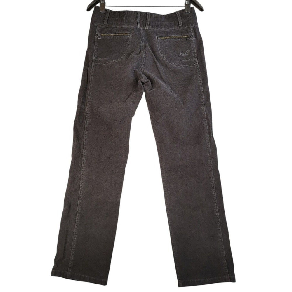 Kuhl Corduroy Brown Straight Leg Hiking Outdoor Pants Jeans Womens Size 6 30x31‎ - Picture 2 of 6